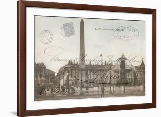 Place de la Concorde-Stephanie Monahan-Framed Giclee Print