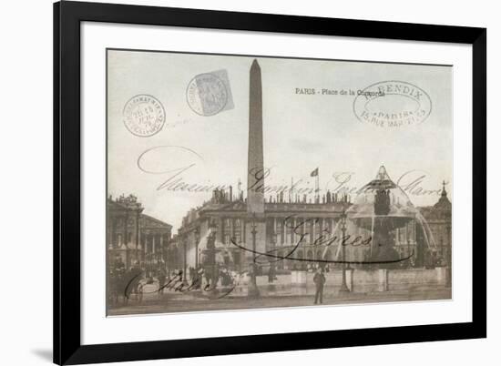 Place de la Concorde-Stephanie Monahan-Framed Giclee Print