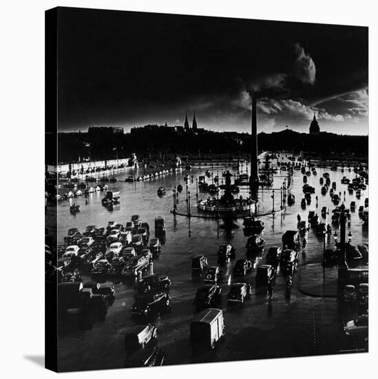Place de La Concorde-Gordon Parks-Stretched Canvas
