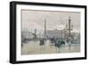 Place De La Concorde-Eugene Galien-Laloue-Framed Giclee Print