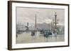 Place De La Concorde-Eugene Galien-Laloue-Framed Giclee Print