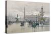 Place De La Concorde-Eugene Galien-Laloue-Stretched Canvas