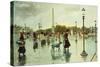 Place de La Concorde-Georges Stein-Stretched Canvas