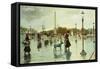 Place de La Concorde-Georges Stein-Framed Stretched Canvas