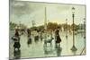 Place de La Concorde-Georges Stein-Mounted Giclee Print