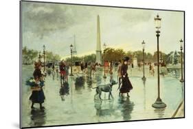 Place de La Concorde-Georges Stein-Mounted Giclee Print