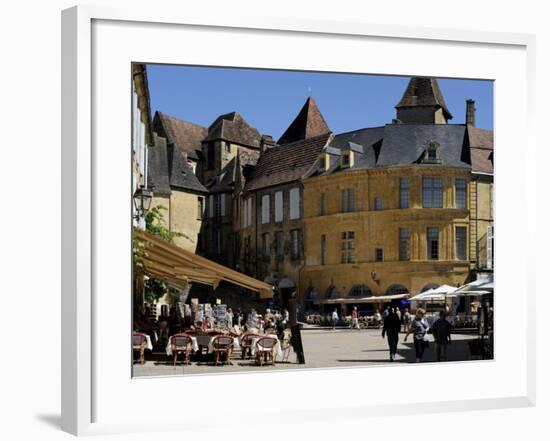 Place De La Liberte in the Old Town, Sarlat, Dordogne, France, Europe-Peter Richardson-Framed Photographic Print