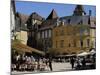 Place De La Liberte in the Old Town, Sarlat, Dordogne, France, Europe-Peter Richardson-Mounted Photographic Print