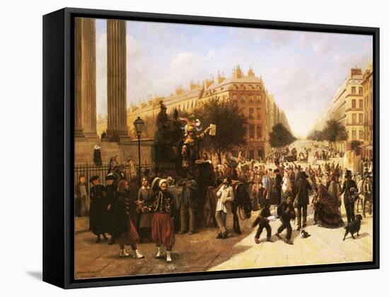 Place De La Madeleine, Paris, 1857-David Jacobsen-Framed Stretched Canvas