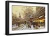 Place de la Republique, Paris-Eugene Galien-Laloue-Framed Giclee Print