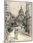 Place De La Sorbonne, 1915-Frank Milton Armington-Mounted Giclee Print