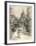 Place De La Sorbonne, 1915-Frank Milton Armington-Framed Giclee Print