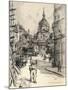 Place De La Sorbonne, 1915-Frank Milton Armington-Mounted Giclee Print