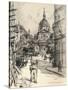 Place De La Sorbonne, 1915-Frank Milton Armington-Stretched Canvas