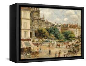 Place De La Trinite-Pierre-Auguste Renoir-Framed Stretched Canvas