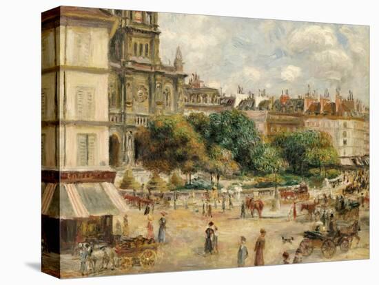 Place De La Trinite-Pierre-Auguste Renoir-Stretched Canvas