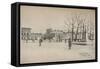 Place De Linstitut, 1915-Eugene Bejot-Framed Stretched Canvas
