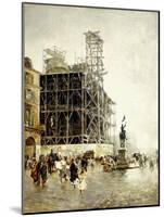 Place De Pyramides-Giuseppe Nittis-Mounted Giclee Print