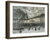 Place De Vosges, Paris, Day of a Concert, Late 19Th/Early 20th Century-Frank Myers Boggs-Framed Giclee Print