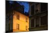 Place Denfert Rochereau in Paris at night (14th arrondissement). December 2012-Gilles Targat-Mounted Photographic Print