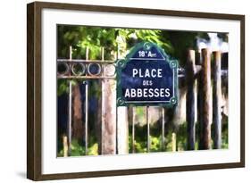 Place des Abbesses Montmartre-Philippe Hugonnard-Framed Giclee Print