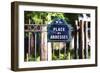 Place des Abbesses Montmartre-Philippe Hugonnard-Framed Giclee Print