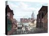 Place Des Dominicains, Colmar, 1876-Michel Hertrich-Stretched Canvas