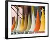 Place Des Ferblatiers, Mountains of Moroccan Spices Souk, Marrakech, Morocco-Walter Bibikow-Framed Photographic Print