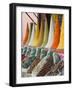 Place Des Ferblatiers, Mountains of Moroccan Spices Souk, Marrakech, Morocco-Walter Bibikow-Framed Photographic Print