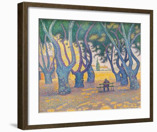 Place des Lices, St Tropez-Paul Signac-Framed Premium Giclee Print