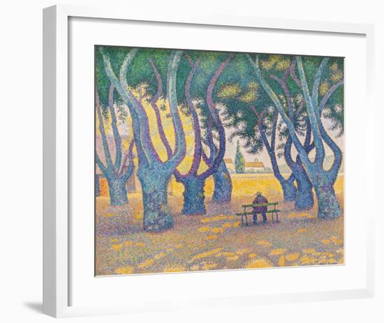 Place des Lices, St Tropez-Paul Signac-Framed Premium Giclee Print