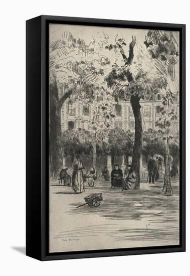 Place Des Vosges, 1915-Frank Milton Armington-Framed Stretched Canvas