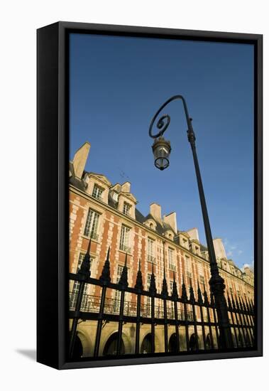 Place des Vosges, Paris, France-David Barnes-Framed Stretched Canvas