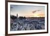 Place Djemaa El Fna and Koutoubia Mosque at Sunset, Marrakech, Morocco, North Africa, Africa-Matthew Williams-Ellis-Framed Photographic Print