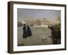 Place du Carrousel, ruines des Tuileries-Giuseppe De Nittis-Framed Giclee Print