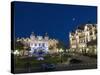 Place Du Casino at Dusk, Monte Carlo, Monaco, Europe-Pitamitz Sergio-Stretched Canvas