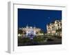 Place Du Casino at Dusk, Monte Carlo, Monaco, Europe-Pitamitz Sergio-Framed Photographic Print