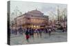 Place Du Chatelet-Eugene Galien-Laloue-Stretched Canvas