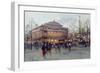 Place Du Chatelet-Eugene Galien-Laloue-Framed Premium Giclee Print