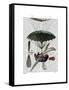 Place Du Louvre Hot Air Balloon-Fab Funky-Framed Stretched Canvas