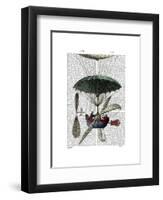 Place Du Louvre Hot Air Balloon-Fab Funky-Framed Art Print