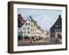 Place Du Marche-Aux-Fruits, Colmar, 1875-Michel Hertrich-Framed Giclee Print