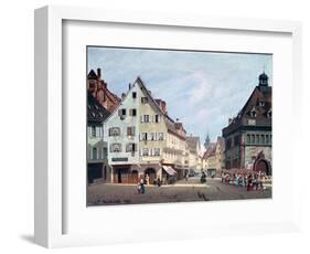 Place Du Marche-Aux-Fruits, Colmar, 1875-Michel Hertrich-Framed Giclee Print