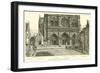 Place Du Parvis Notre-Dame Au Quinzieme Siecle-null-Framed Giclee Print