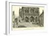 Place Du Parvis Notre-Dame Au Quinzieme Siecle-null-Framed Giclee Print