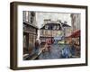 Place Du Tertre From Rue Du Mont Cenis-Stanton Manolakas-Framed Giclee Print