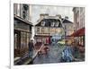 Place Du Tertre From Rue Du Mont Cenis-Stanton Manolakas-Framed Giclee Print