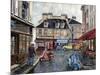 Place Du Tertre From Rue Du Mont Cenis-Stanton Manolakas-Mounted Giclee Print