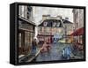 Place Du Tertre From Rue Du Mont Cenis-Stanton Manolakas-Framed Stretched Canvas