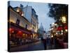 Place Du Tertre, with the Dome of Sacre Coeur Behind, Montmartre, Paris, France-Robert Francis-Stretched Canvas